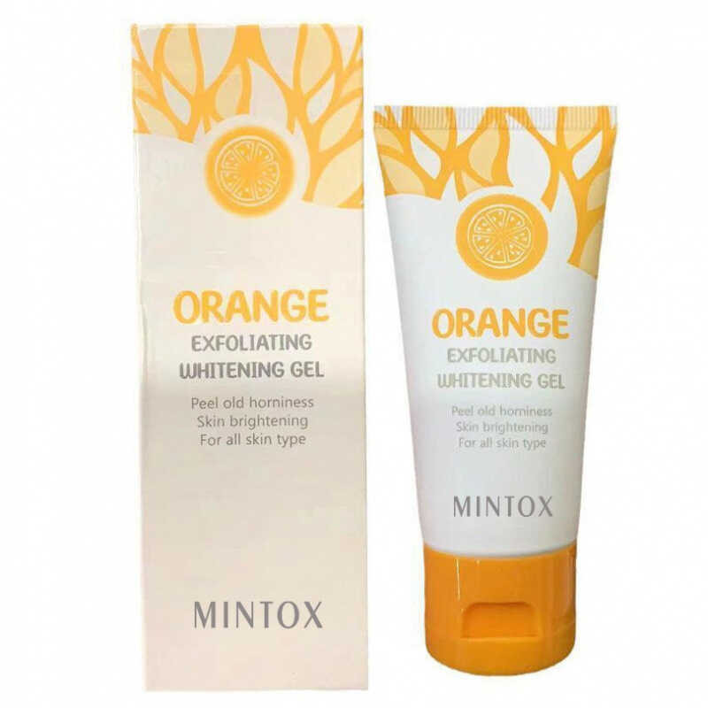 Orange Body Lotion Scrub Exfoliating Gel Facial Body Facial Scrub ทําความสะอาดผิว
