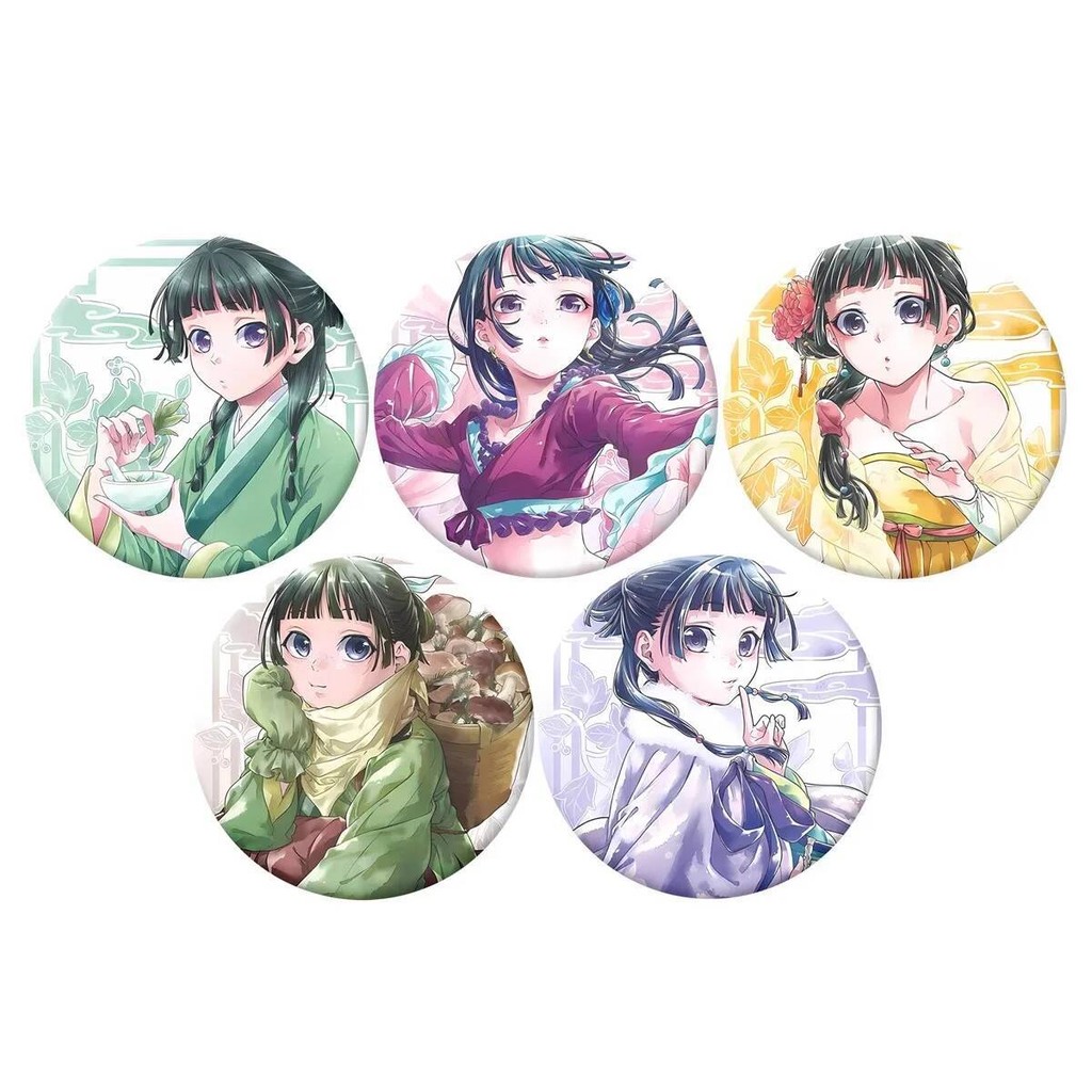 อะนิเมะ Apothecary Diaries Maomao Apothecary Diaries คอสเพลย์ COSTUME Badge Pin SPTE Tinplate เข็มกล
