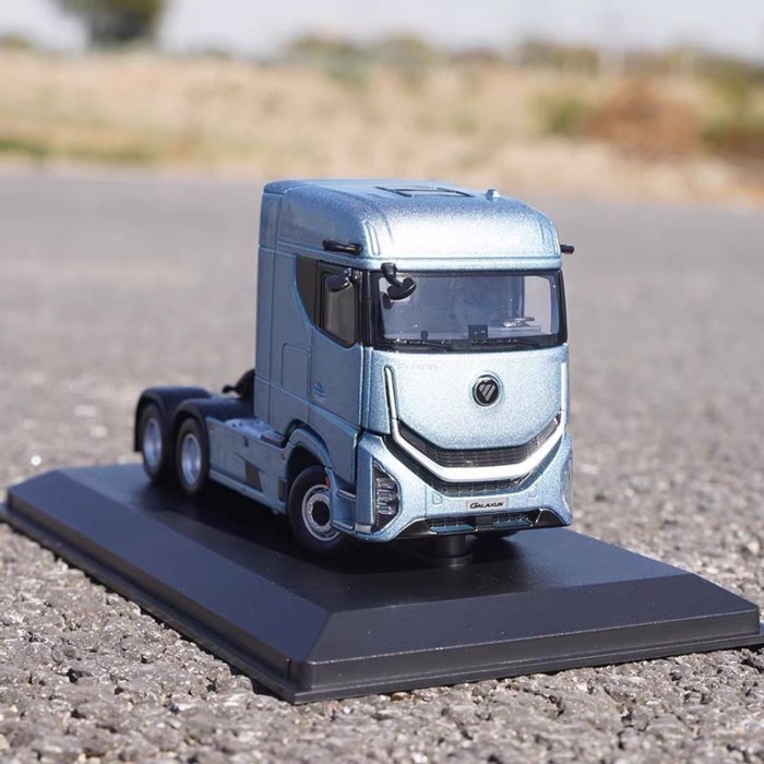 1: 50 Fordian Oman Galaxy 9-Heavy Truck Tractor Truck Truck Model Alloy Simulation Car Model