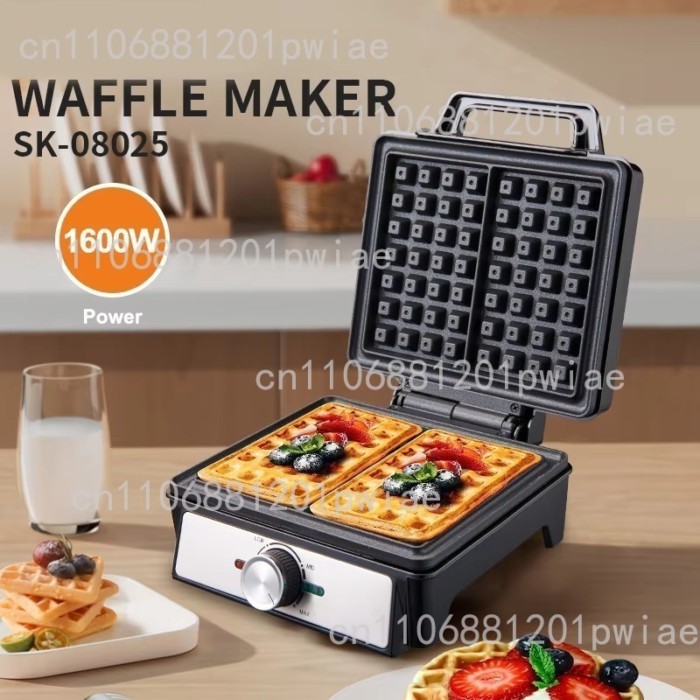 Home Waffle Maker, Breakfast Toaster, and Sandwich Maker with Adjustable Temperature Control