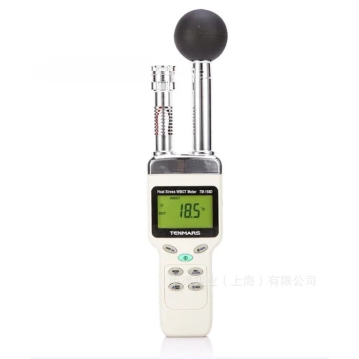 TM-188 Range 0~59C(Indoor) 32~138F(Outdoor Without Sunlight) HEAT STRESS WBGT METER TM188 Temperatu