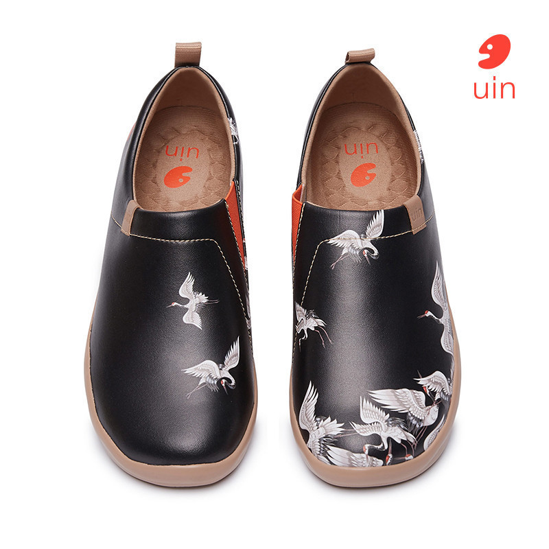 ♞,♘,♙UIN Toledo 1 PU รองเท้าผ้าใบ น้ําหนักเบา รองเท้าผ้าใบผู้หญิง EVA สไตล์ญี่ปุ่น รองเท้าขี้เกียจ
