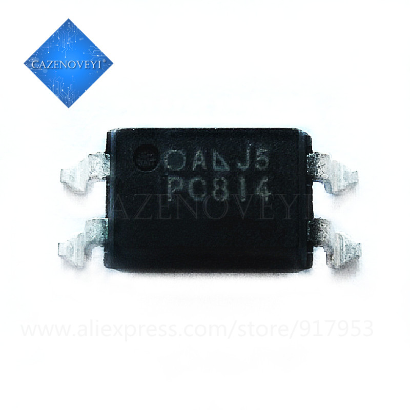 10 ชิ้น FOD814 PC814 EL814 LTV-814 FOD814 PC814A SOP-4 SMD opto-isoator ทรานซิสเตอร์ตาแมวเอาต์พุตชิป