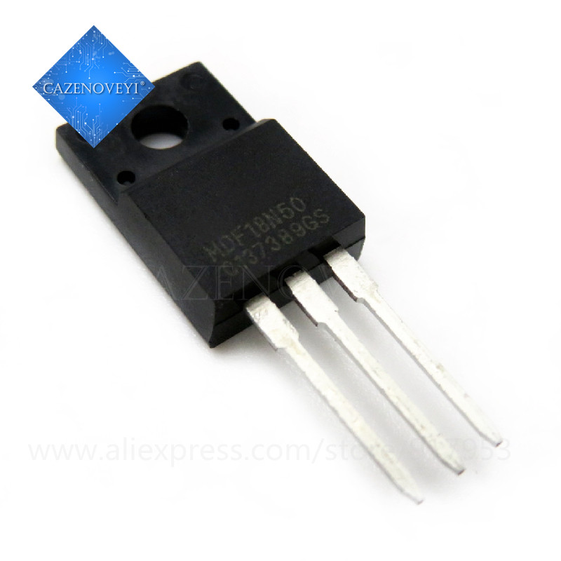 5 ชิ้น MDF18N50BTH MDF18N50TH MDF18N50 18N50 TO-220F ใหม่เดิมในสต็อก