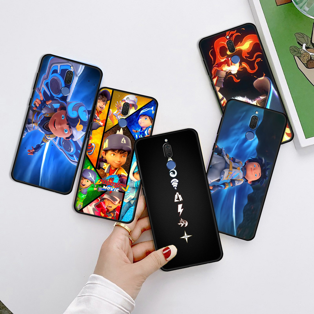 เคสโทรศัพท์สีดําแบบนุ่มแฟชั่นสําหรับ OPPO F11 Pro A9X A9 SX17 fang boboiboy การ์ตูน caseg