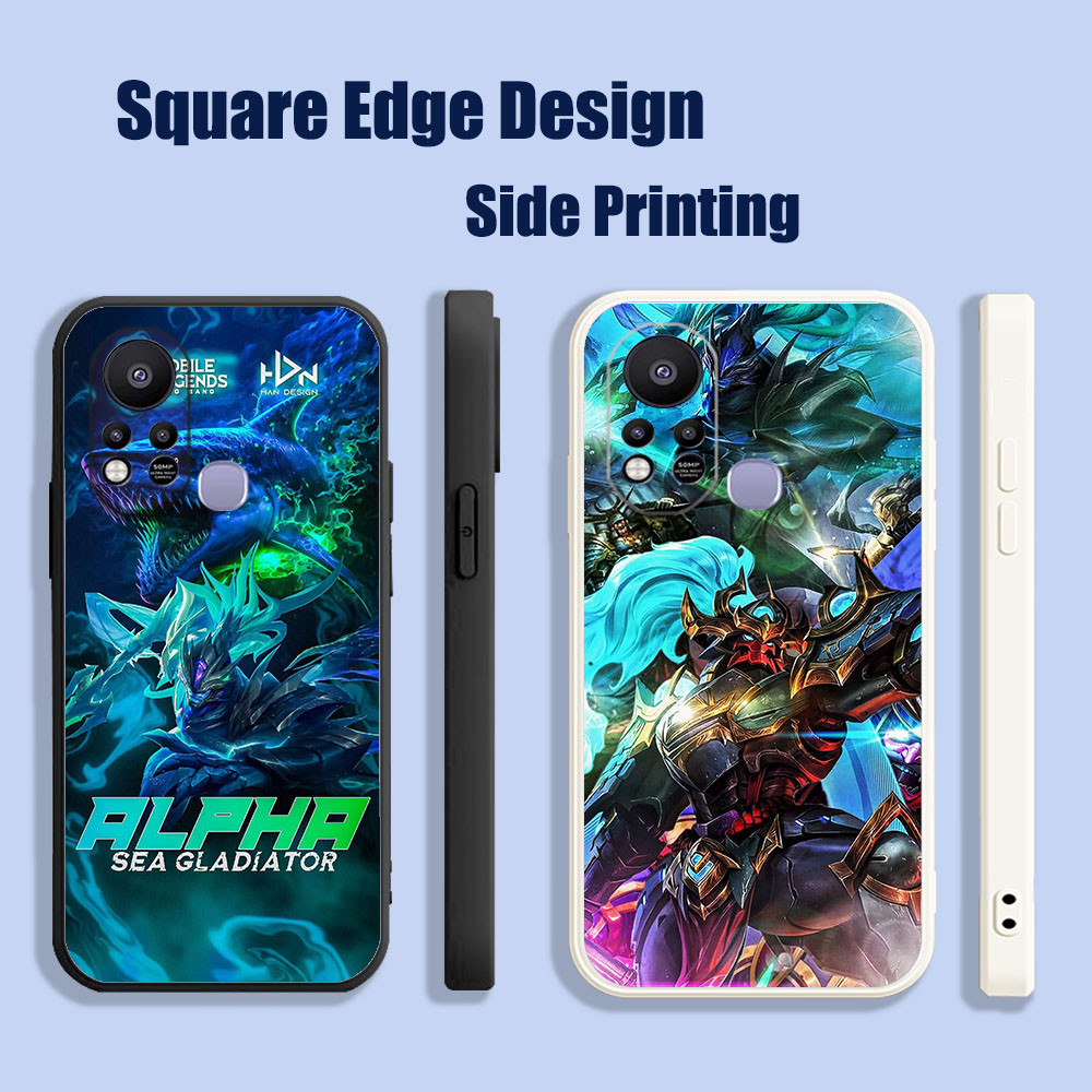 ปลอกสําหรับ Huawei Nova 3i 7i 8i 5T Y9S MLBB Alpha Mobile Legends Alpha idea HFV11 เคสโทรศัพท์ขอบสี่
