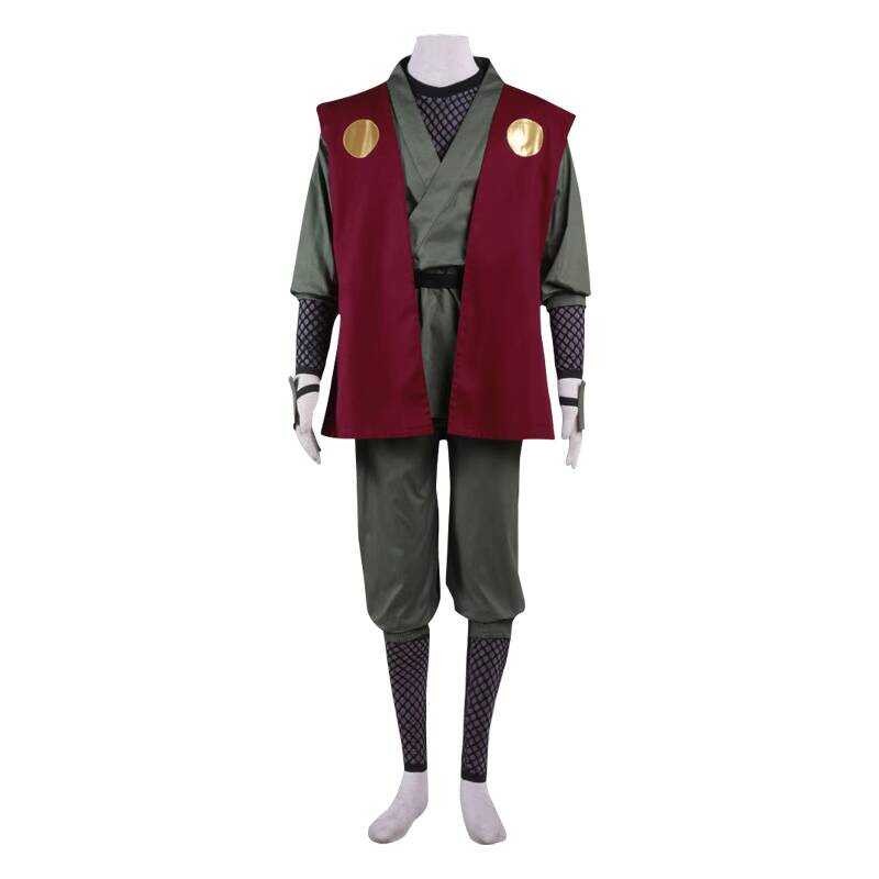 เครื่องแต่งกาย Naruto Cosplay Jiraiya แบบสองมิติ สไตล์อนิเมะ