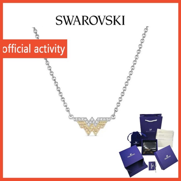 263 Swarovski ARFGV Necklace Silver Ladies Necklace Necklace Chain Set Chain Simple Necklace Silver