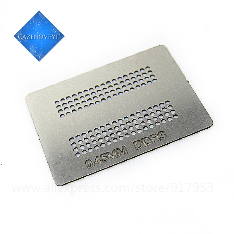 10 ชิ้นความร้อนโดยตรง PS4 BGA ลายฉลุแม่แบบ K4B2G1646E DDR3 0.45 มม.SDRAM บัดกรีบอล IC