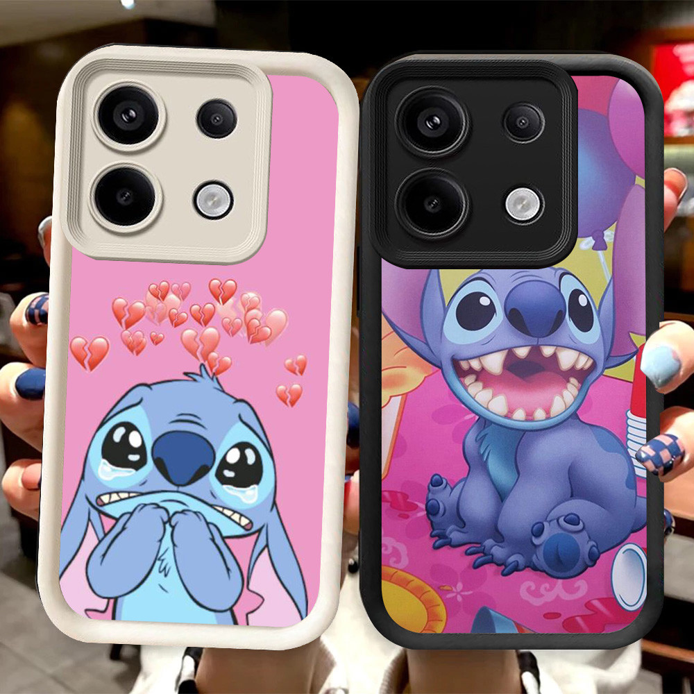 R102 Stitch Casing สําหรับ Infinix Tecno Smart POP 7 ITEL P65 20 GT Pro สีดําและสีขาว