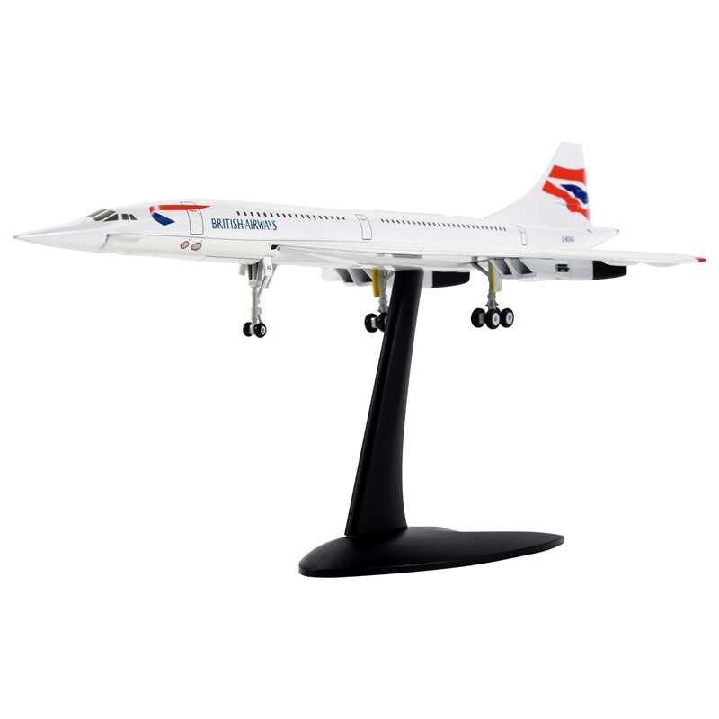 C 1/200 Concorde Ersonic Passenger Aircraft Model For Static Display Collection-Ro2