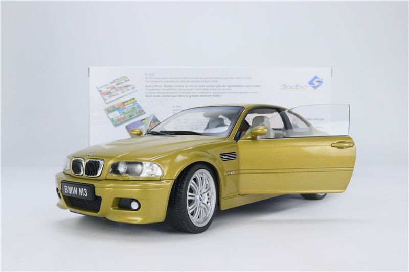 รถ Solido Solido รุ่น 1: 18-BMW-E46 M3-PHOENIX สีเหลือง