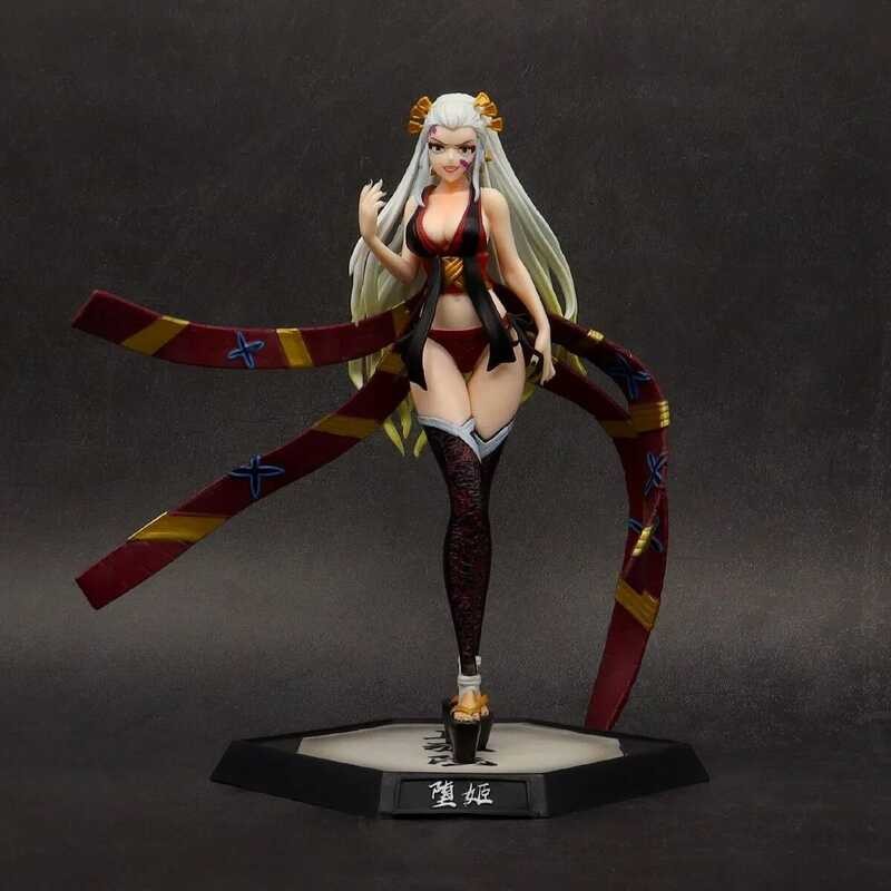 C 28Cm Demon Slayer Anime Figures DAKI SHINOBU Muzan 12 Style Action Figure Statue Model Doll Colle