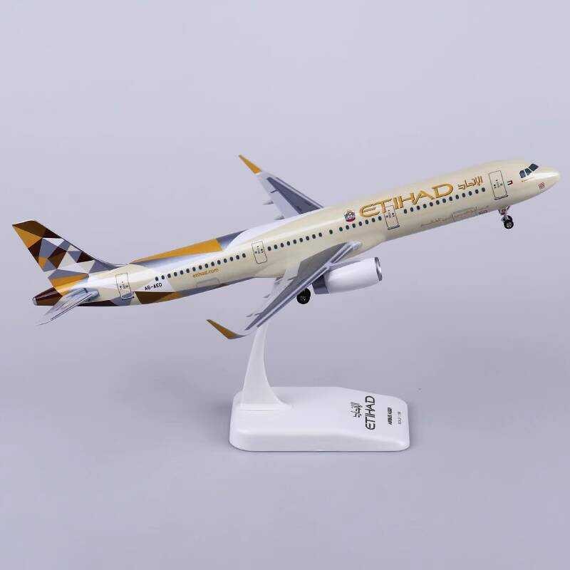 R Rsoon 1: 150 Model Passenger Aircraft 321 Attihad Airlines Assembly Simulation A6-AED