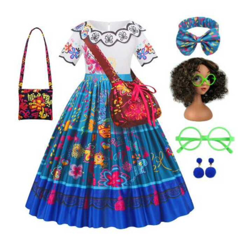 ชุดคอสเพลย์ Mirabel จาก Encanto สำหรับเด็ก ใช้ในงานฮาโลวีน