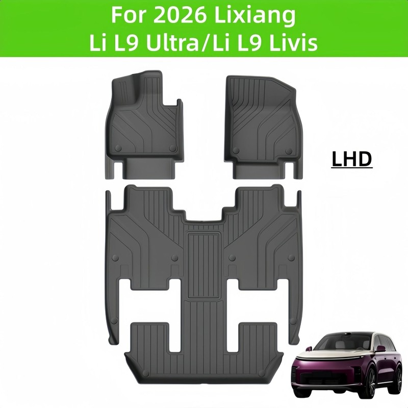 สําหรับ 2026 Li L9 Ultra/Livis TPE พรมปูพื้นรถยนต์/ด้านหลัง