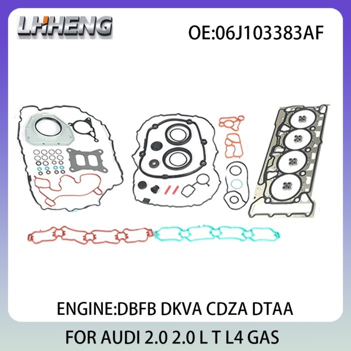 Engine Full Gasket Set For AUDI A3 A4L B8 B9 A6L C7 C8 Q3 Q5 Q5L 2.0L 2.0 L T L4 GAS 08-22 DBFB DKV