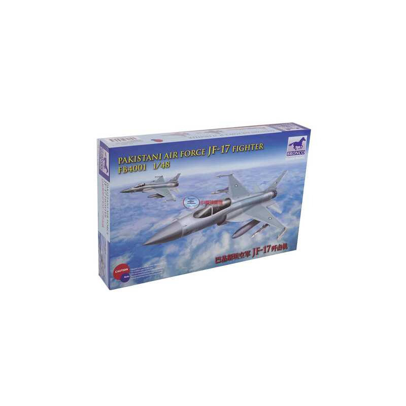 บรอนโก FB4001 1/48 เครื่องบินรบจีน/อินเดีย JF-17 "เซียวหลง"