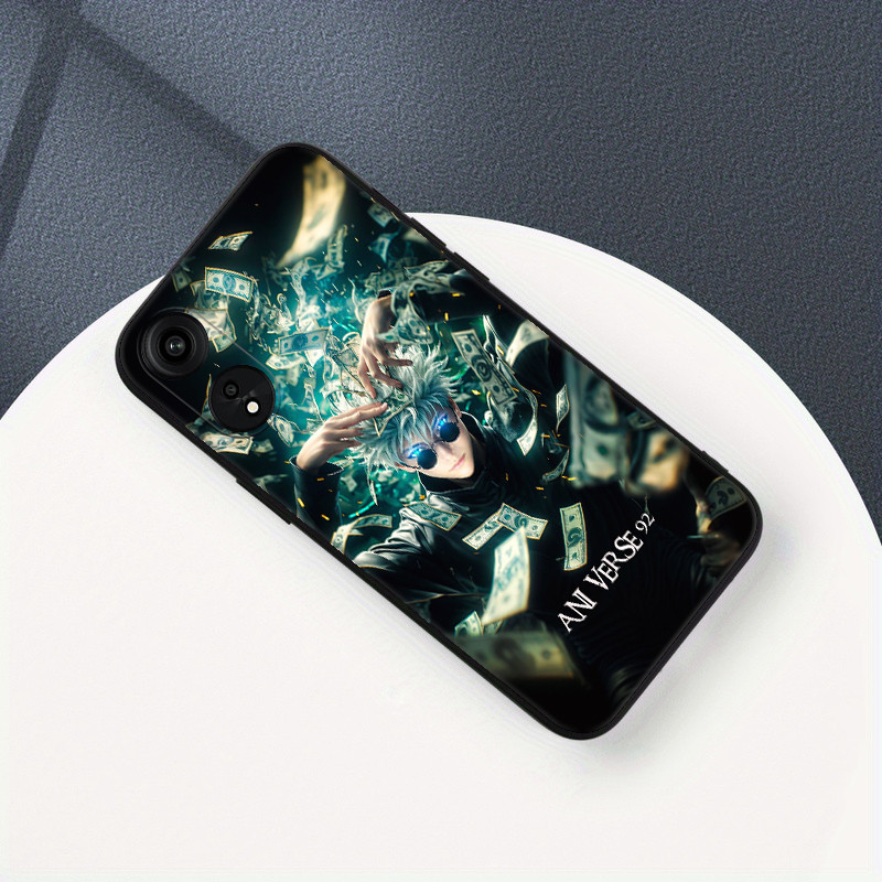 W[3] Anime Boy Cool การ์ตูน Gojo Satoru สําหรับ OPPO A80 A83 A1 A91 F15 A92 A72 A52 A92S A93 A94 A95 A96 K12X TPU ซิลิโคนเคสโทรศัพท์สีดํา ราคา ถูกที่สุด ดีลบีเคเค แกลเลอรีภาพที่ 8