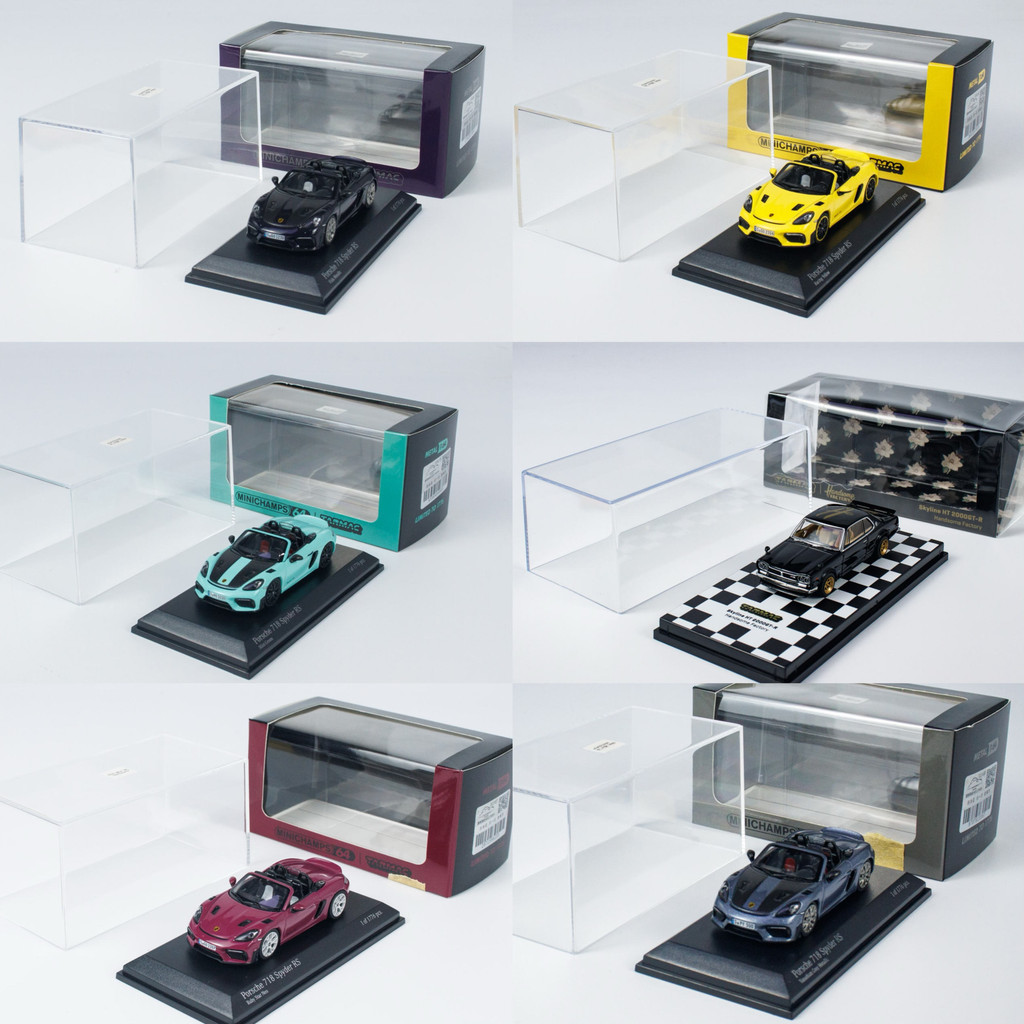 MINICHAMPS TW 1: 64 Porsche 718 Spyder RS โมเดลรถอัลลอย Convertible