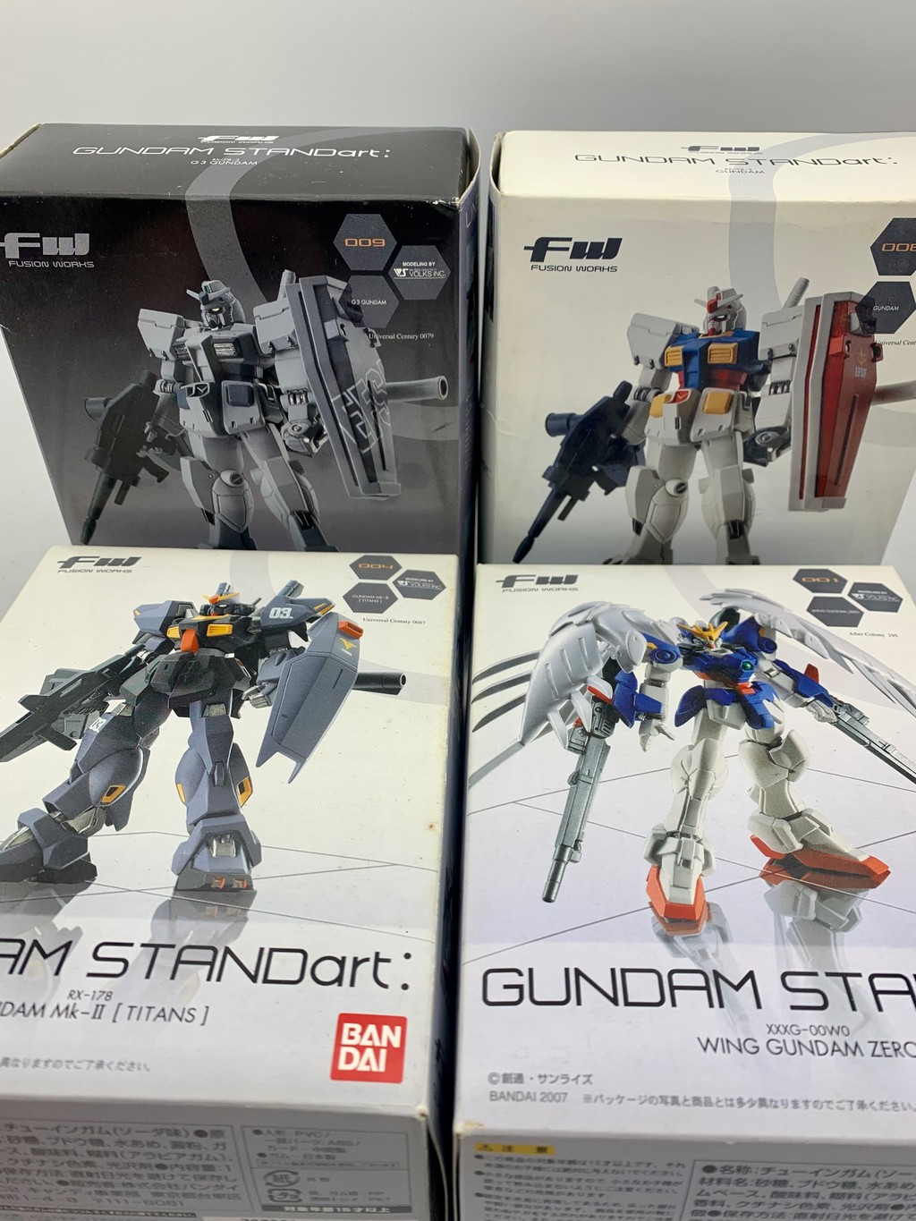 เวอร์ชั่นญี่ปุ่น พร้อมส่ง bandai bandai FW Standart Gundam Standing Art No. 1-6 กระสุนกล่องกระสุน