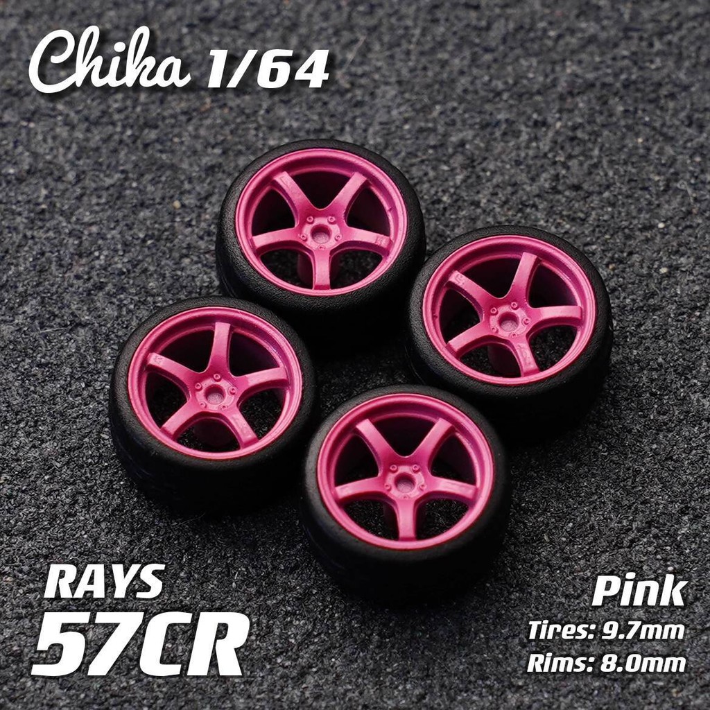 1/64 Chika Rays 57CR 9.7 มม.รุ่นดัดแปลงดุมล้อแบบคงที่