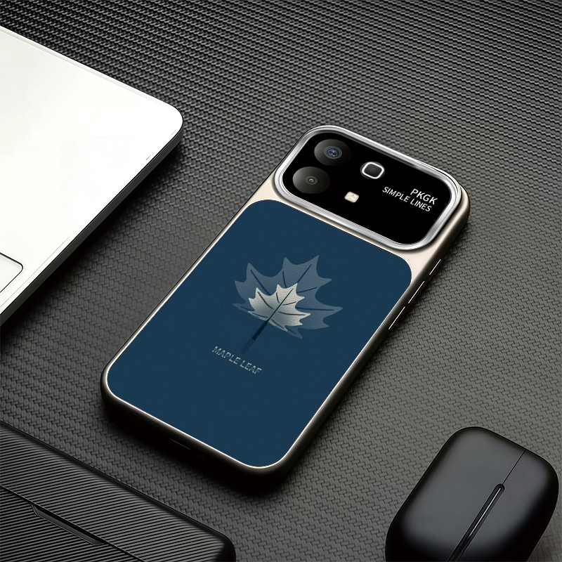 เคสสําหรับ infinix NOTE 60 Pro 5G เคสโทรศัพท์ ดีไซน์ใหม่ลายใบเมเปิ้ลและเปลือกนิ่มกันกระแทกหน้าต่างขนาดใหญ่ TPDT24