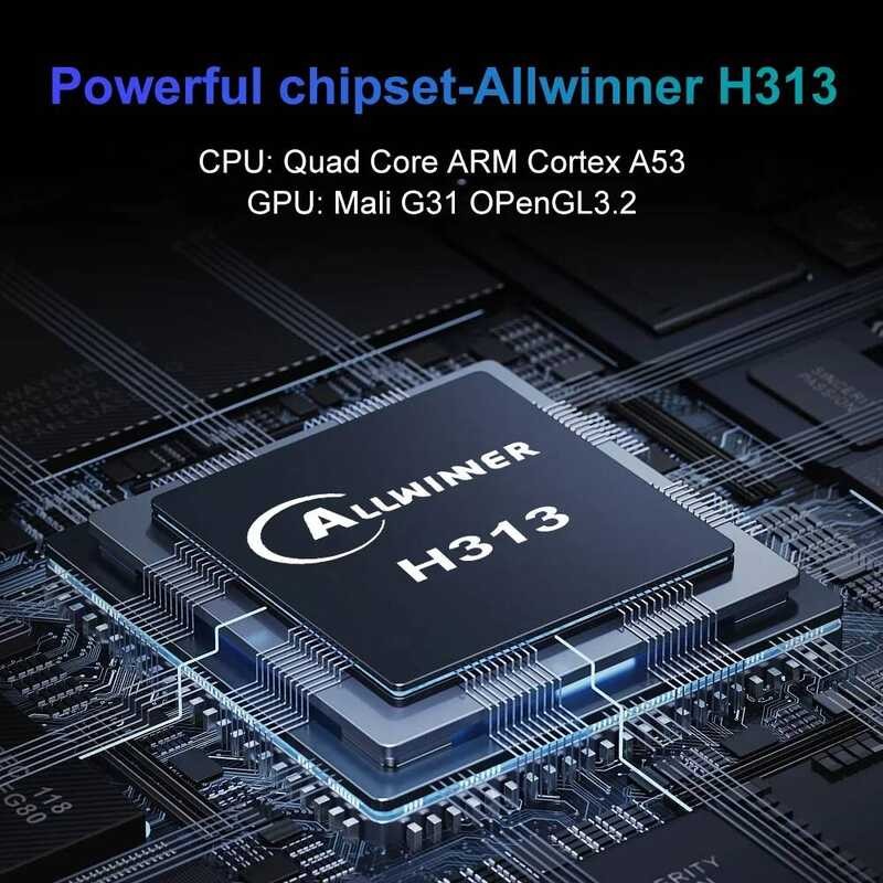 ▥ หุ่นยนต์13 ทีวีกล่อง 4K Allwinner H313 Bt5.0 Google Play Youtube Tiktok Hdr10 2G16g คู่ 2.4 /