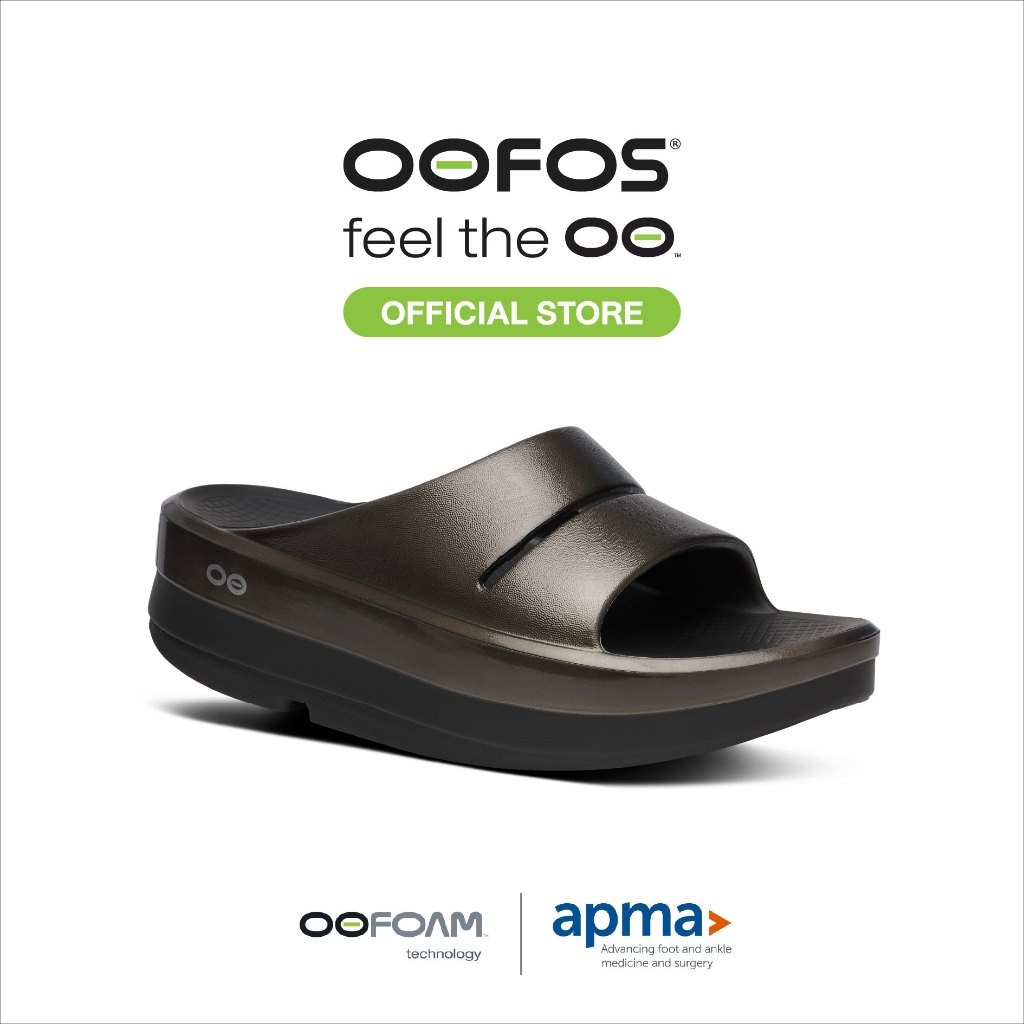 ♞OOmega Ooahh Luxe Titanium Mirror รองเท้าเพื่อการฟื้นฟู IKF