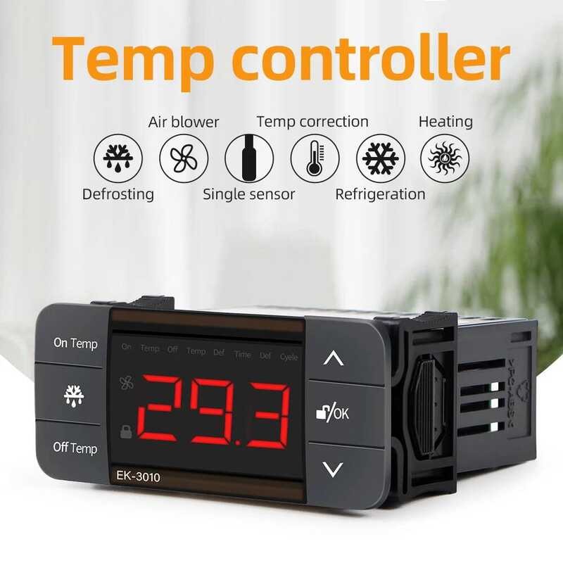 EK-3010/EK-3020/EK-3030 LED Digital Thermostat Temperature Controller Thermoregulator เครื่องทําความ