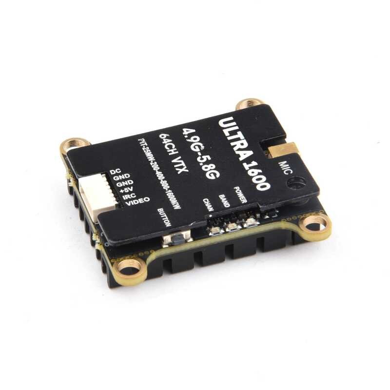 ▥ Ultra 1W6 4.9G-5.8Ghz 64Ch 1600Mw 1.6 W/2.5 W VTX 7-36V เครื่องส่งสัญญาณสําหรับ RC FPV Drone