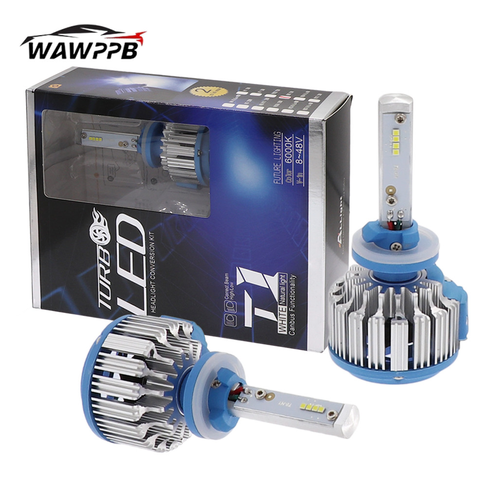 H4 LED H7 ไฟหน้า 20000LM CSP ชิป LED H1 H11 H8 H9 9005 HB3 9006 HB4 120W 5000K 6000K 6500K หลอดไฟ Tu