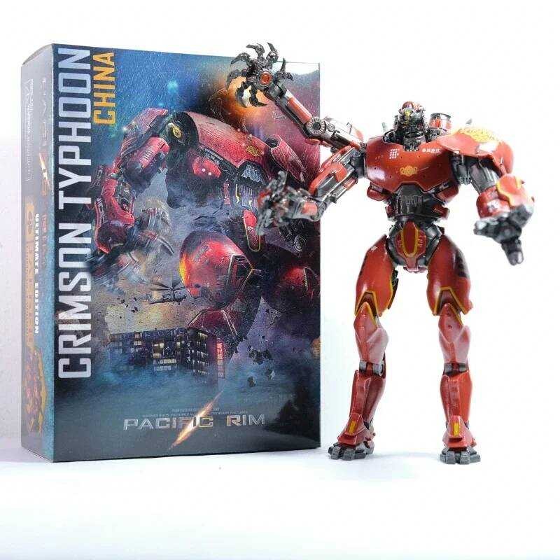 C Pacific Rim Anime Figure Dee Light Edition Crimson Typhoon Light Action Figures Decoration Christ