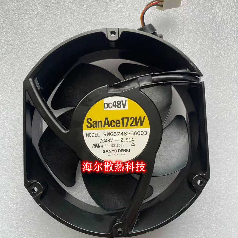 SanAce172W 9WG5748P5G003 48V 2.91A พัดลมอินเวอร์เตอร์ 17 ซม. ใหม่ล่าสุด