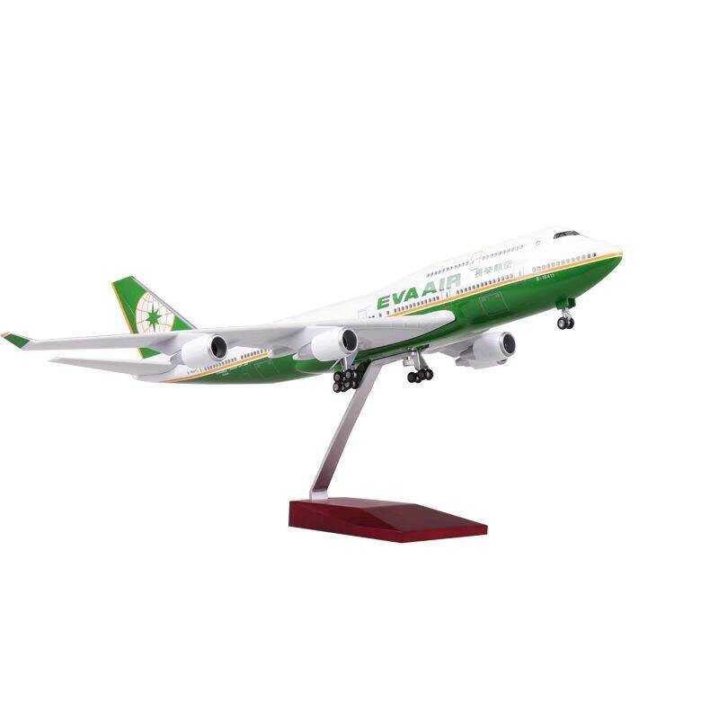Taiwan EVA Aircraft Model Boeing 747 Civil Airlines เครื่องบินโดยสารจําลอง 747-4