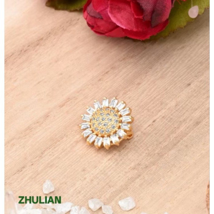 เข็มกลัดชุบทอง Zhulian (BH5167)