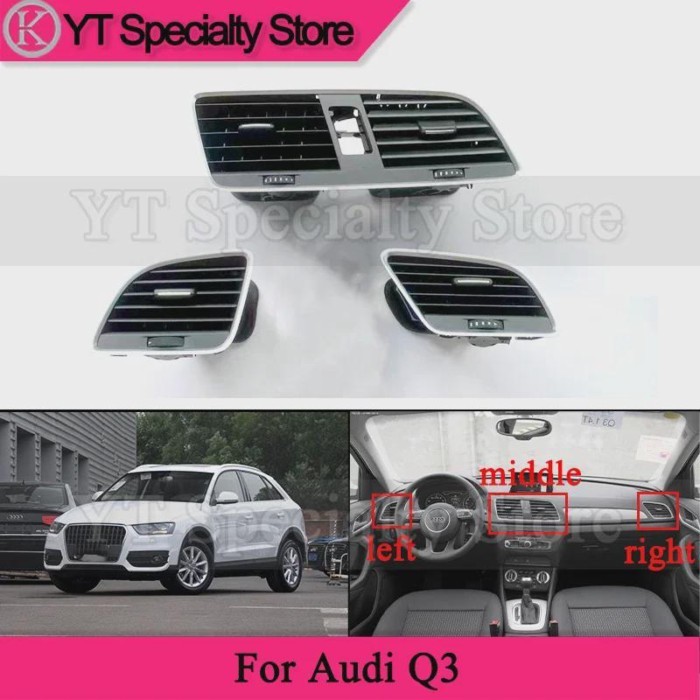 Kamshing Air Conditioner Outlet For Audi Q3 Instrument Panel Air Outlet Air Conditioner Vent AC Ven