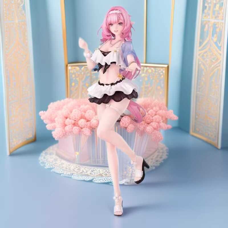 Honkai ฟิกเกอร์ Impact DT 3Rd Elysia - นางฟ้าฤดูร้อน รุ่น 2D โมเดลตกแต่ง -