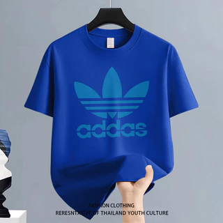 [COD] คอกลม COOL OVERSIZE เสื้อยืดผู้ชาย NEW ผู้ชาย FASHION สตรีทแฟชั่น เสื้อยืด CASUAL ลายการ์ตูน สีดําแขนสั้น สีขาว-ดำ