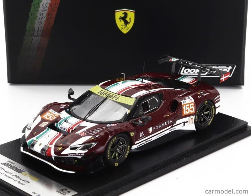 LOOKSMART รุ่น 1/43 2024 Le Man GT Ferrari Ferrari 296 GT3 155 #