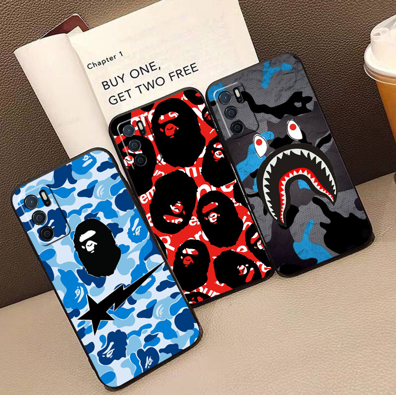เคสสําหรับ OPPO A16S A54S A16 2021 SX3 bape เคสป้องกันโทรศัพท์มือถือเคสนิ่ม