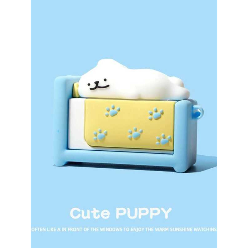 เหมาะสําหรับ pro2 เคสป้องกัน 3 เคสป้องกันน่ารักหมีเนย aipods4 เคสชุดหูฟังบลูทูธ Apple airpod ซิลิโคน