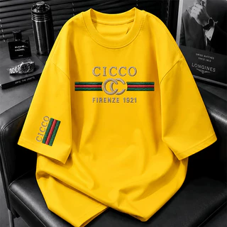 [COD] คอกลม CASUAL ผู้ชาย OVERSIZE เสื้อยืดผู้ชาย ลายการ์ตูน เสื้อยืดวัยรุ่น FASHION สีดําแขนสั้น เสื้อยืดโอเวอร์ไซส์