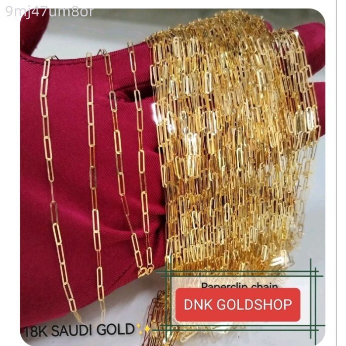new affordable COD 18K P. CLIP NECKLACE 18 and 20 inches  PAWNABLE