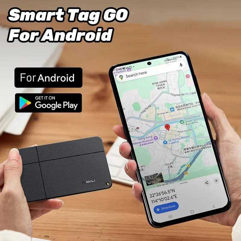 MiLi Go สมาร์ท GPS การ์ด MiTag บลูทูธ Tracker Anti-Lost Dev สําหรับทํางานร่วมกับ Google Find My MiCa
