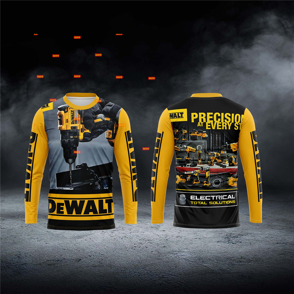 Sy3 Dewalt เสื้อยืดแขนสั้นลําลอง พลัสไซซ์ สไตล์คลาสสิก สําหรับผู้ชาย และผู้หญิง YS3