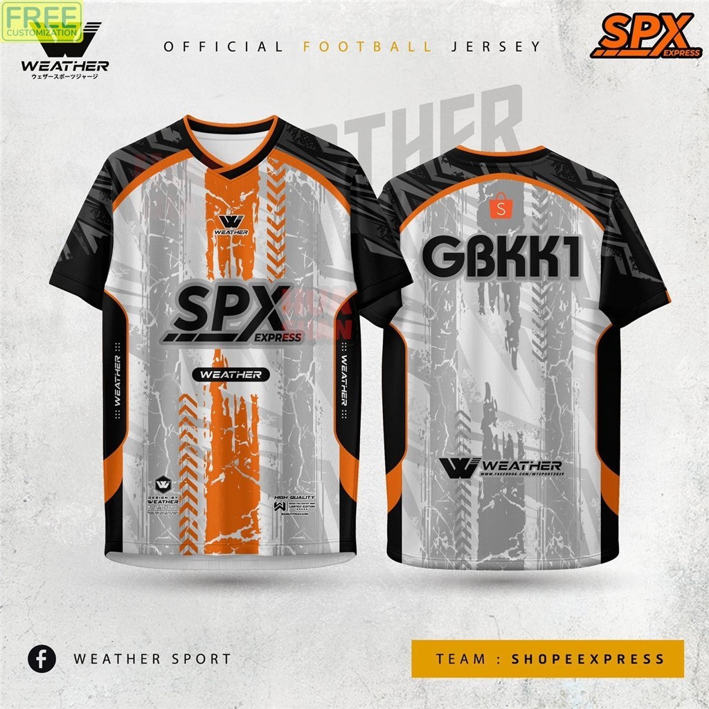 JERSEY PREMIUM SPX EXPRESS / FULL PRINTING / BAJU DRIVER KURIR PAKET / SHOPEE CDOE:18