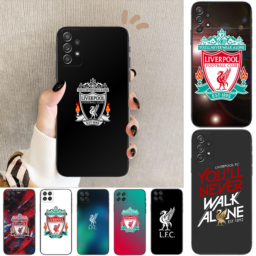 Samsung A22 A55 A56 J4 J6 J8 2018 J4 J5 J6 J7 Prime Plus Core Z13 โลโก้ Liverpool Soft เคสโทรศัพท์สี