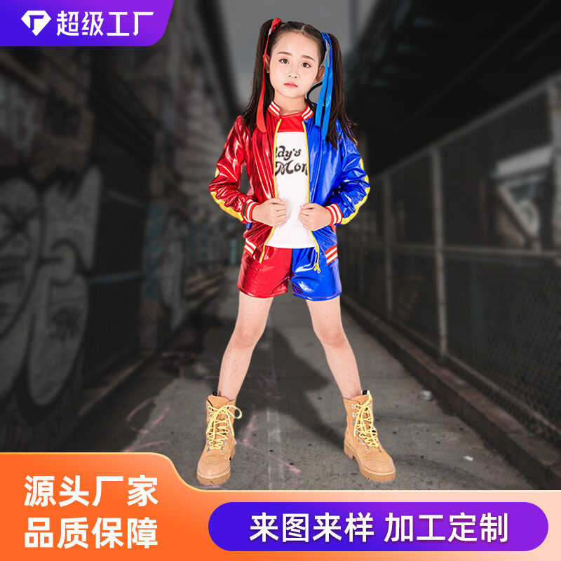 เครื่องแต่งกายcosplay Quinn Harley Quinn สำหรับฮาโลวีน แบบฉบับ Task Force X