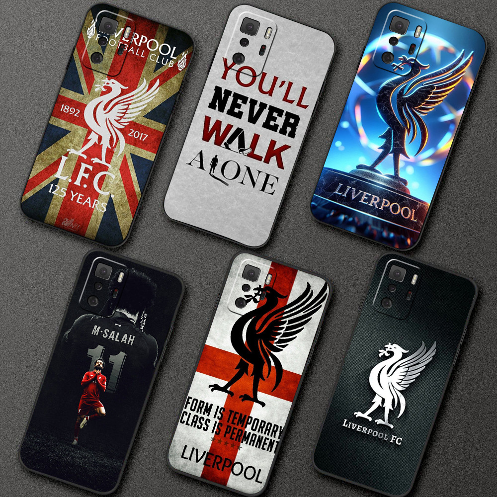 Xiaomi Redmi Note 10 Pro 5G Poco X3 GT SX27 Liverpool Soft เคสโทรศัพท์สีดําเคสป้องกัน